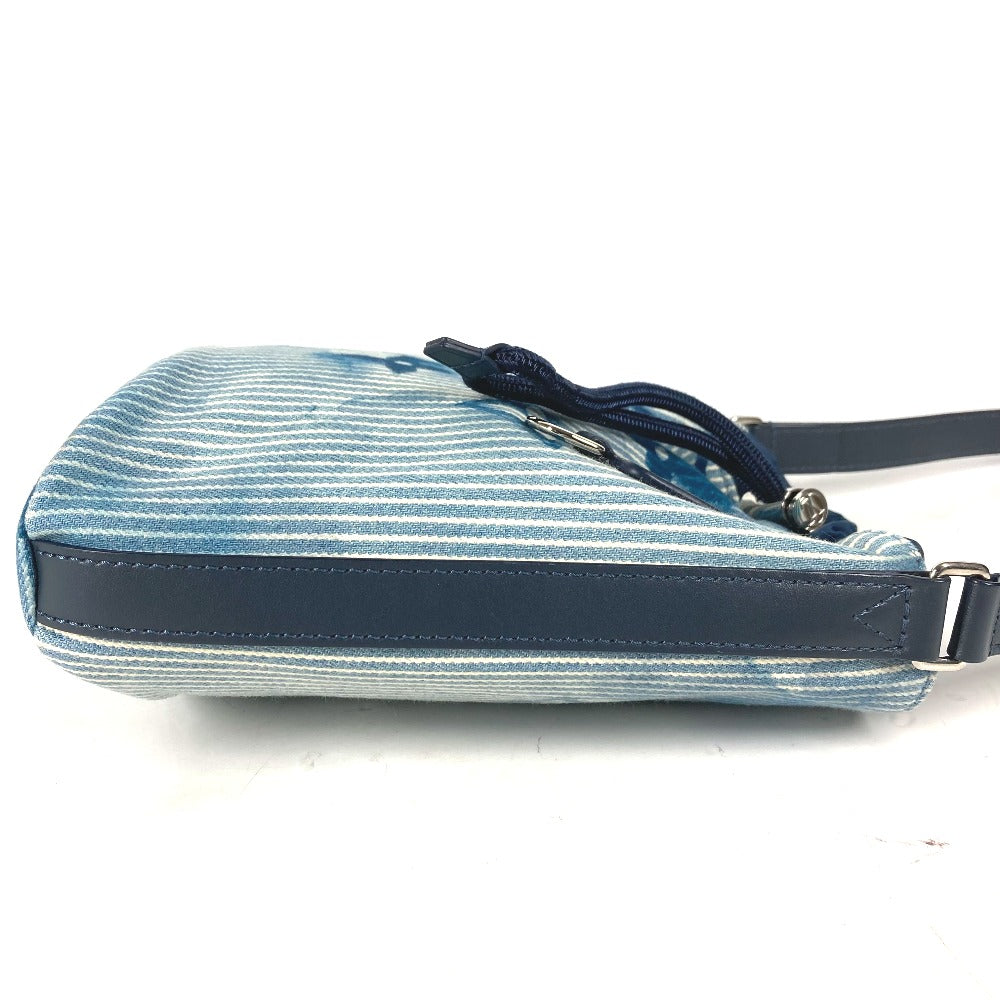 LOUIS VUITTON Shoulder Bag M57830 Leather / canvas blue Monogram water color Sac Maran
