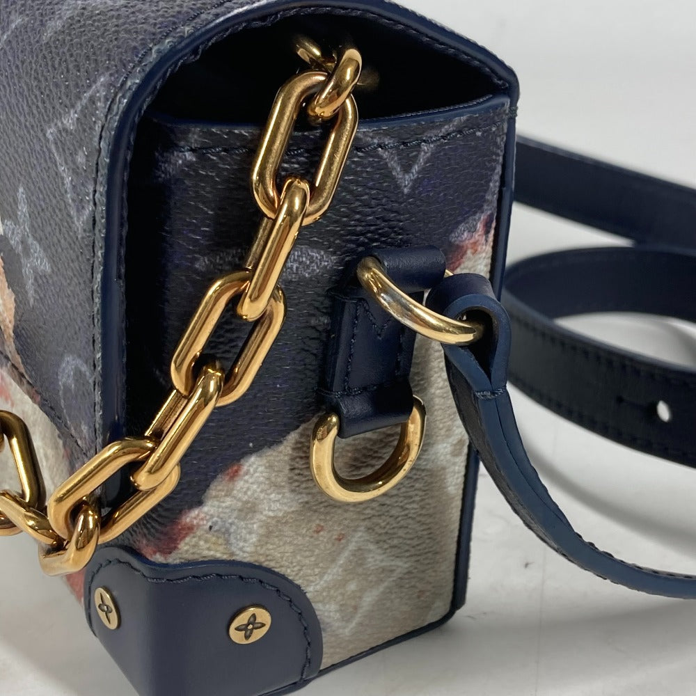LOUIS VUITTON Shoulder Bag M82900 Monogram canvas Navy monogram bleach steamer wearable wallet