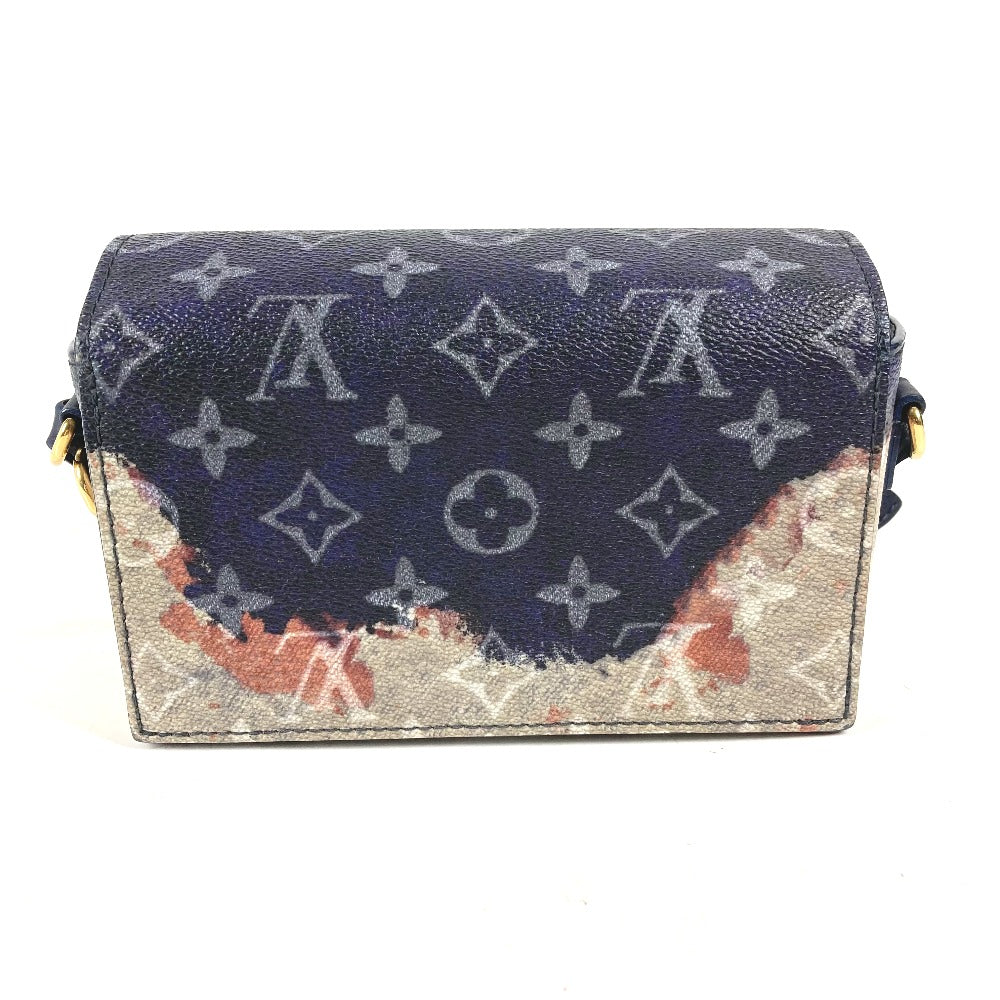 LOUIS VUITTON Shoulder Bag M82900 Monogram canvas Navy monogram bleach steamer wearable wallet