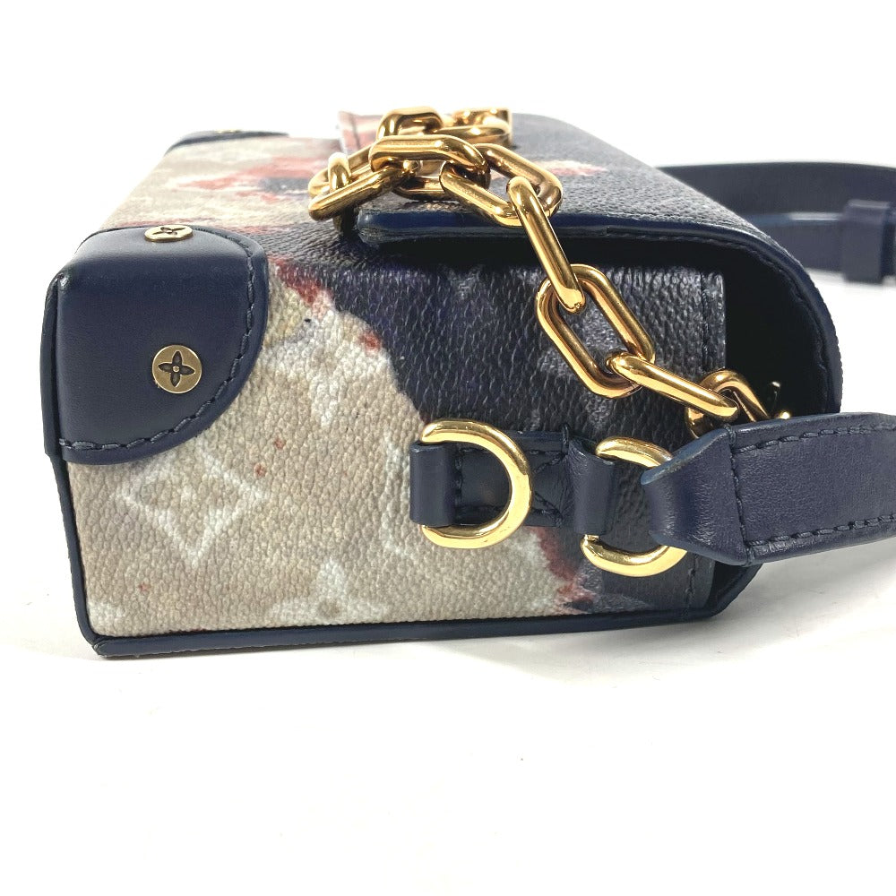 LOUIS VUITTON Shoulder Bag M82900 Monogram canvas Navy monogram bleach steamer wearable wallet