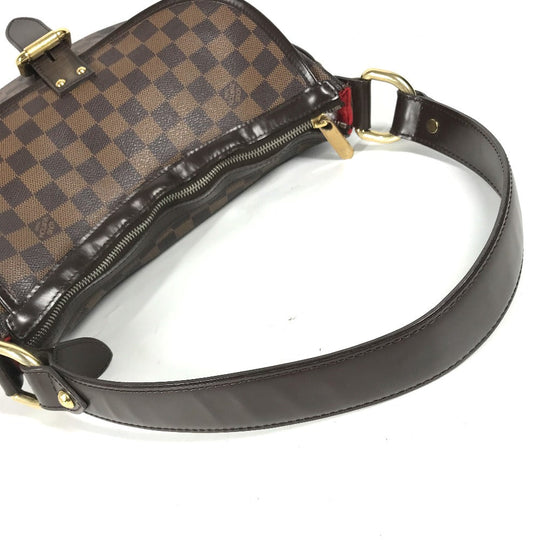 LOUIS VUITTON Shoulder Bag N51200 Damier canvas Brown Damier Highbury Women Used Authentic
