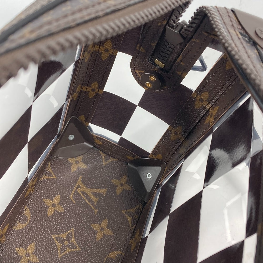 LOUIS VUITTON Shoulder Bag M20871 Canvas, PVC Brown monogram chess Slim soft trunk