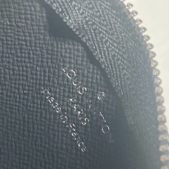 LOUIS VUITTON Coin case M80905 Monogram Eclipse Canvas black Monogram Eclipse Pochette cree mens Used Authentic