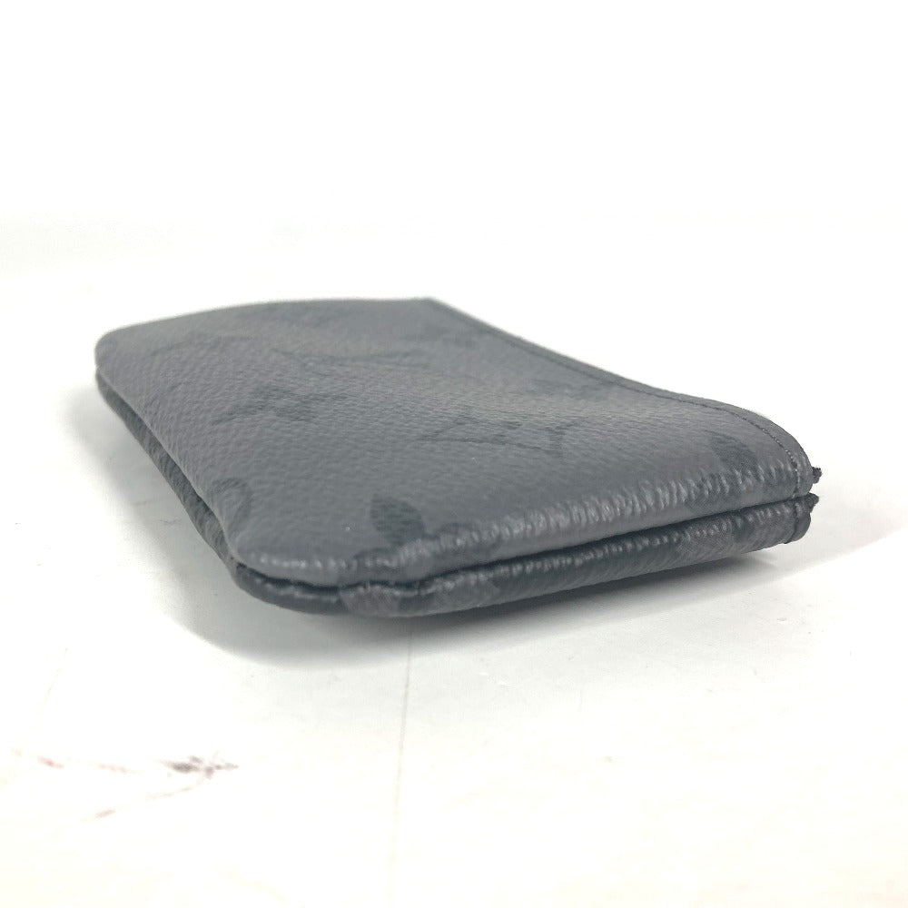LOUIS VUITTON Coin case M80905 Monogram Eclipse Canvas black Monogram Eclipse Pochette cree mens Used Authentic
