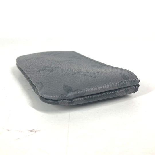 LOUIS VUITTON Coin case M80905 Monogram Eclipse Canvas black Monogram Eclipse Pochette cree mens Used Authentic