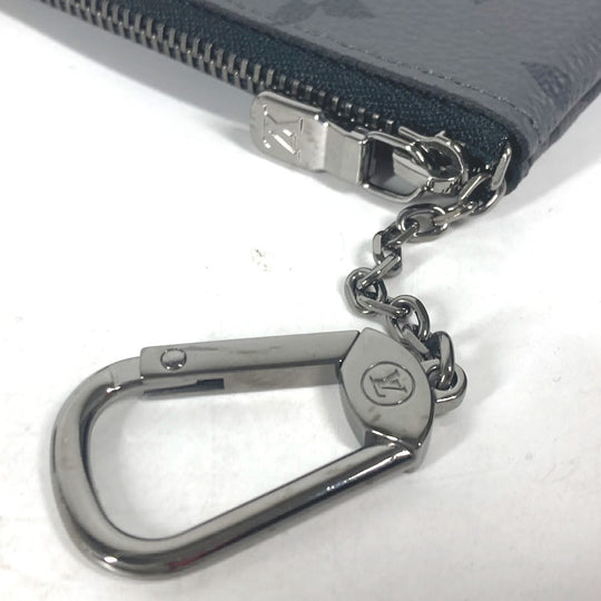 LOUIS VUITTON Coin case M80905 Monogram Eclipse Canvas black Monogram Eclipse Pochette cree mens Used Authentic