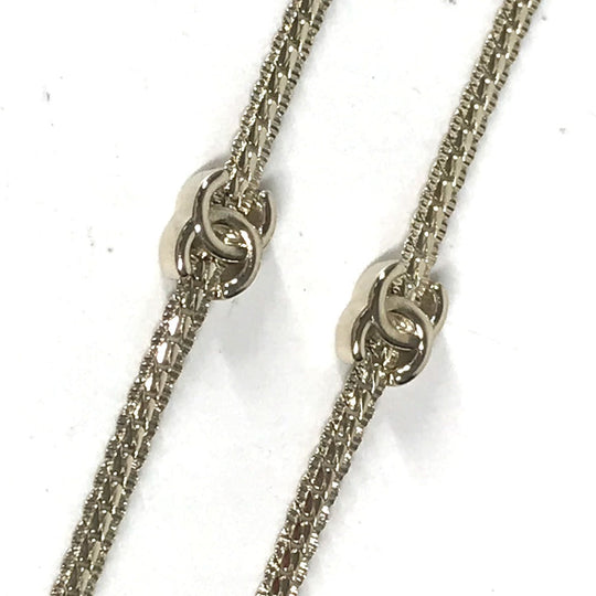 CHANEL Necklace metal gold 24B CC COCO Mark Women Used Authentic