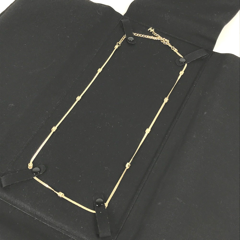 CHANEL Necklace metal gold 24B CC COCO Mark Women Used Authentic
