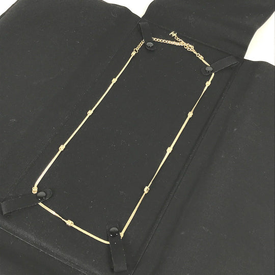 CHANEL Necklace metal gold 24B CC COCO Mark Women Used Authentic