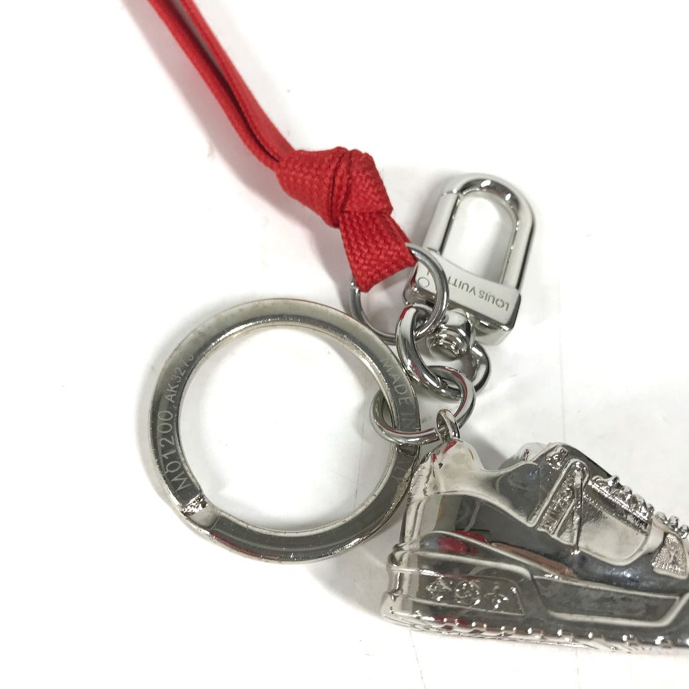 LOUIS VUITTON key ring M01200 metal Silver charm Key chain/LV sweatshirt unisex(Unisex) Used Authentic