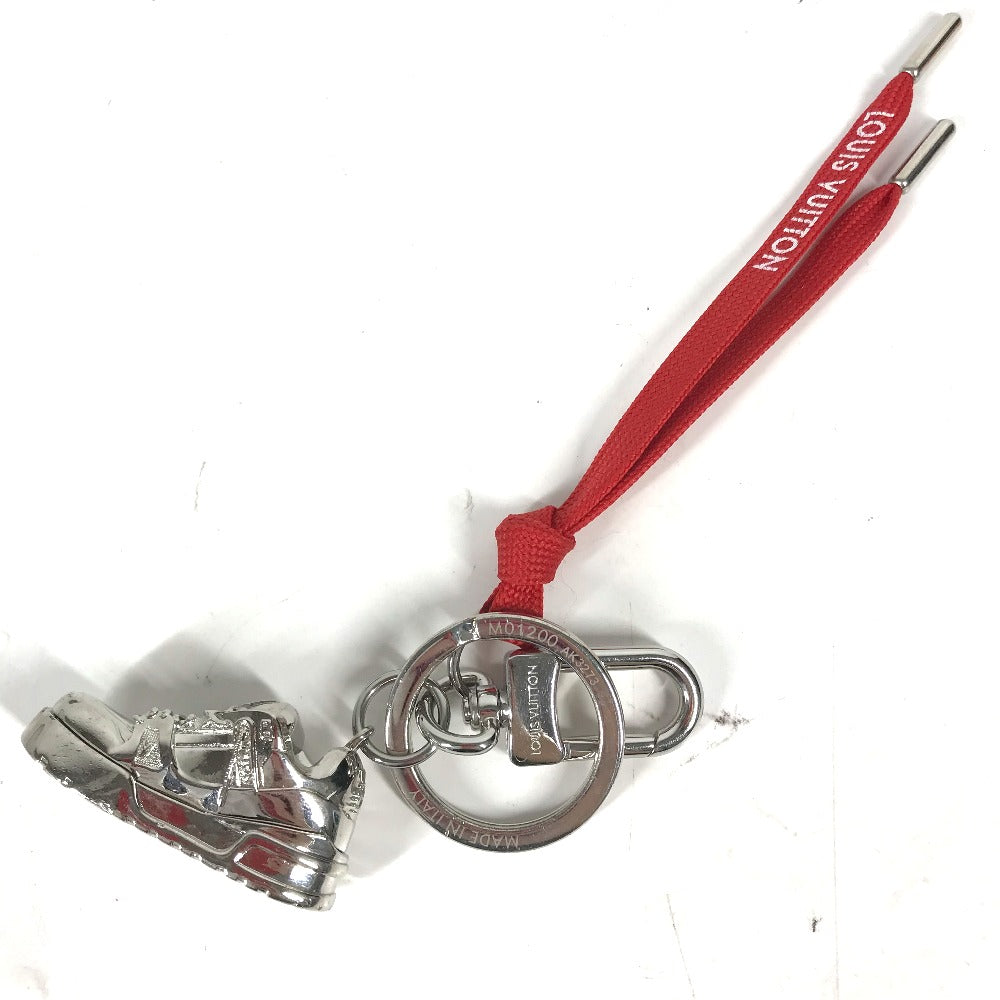 LOUIS VUITTON key ring M01200 metal Silver charm Key chain/LV sweatshirt unisex(Unisex) Used Authentic