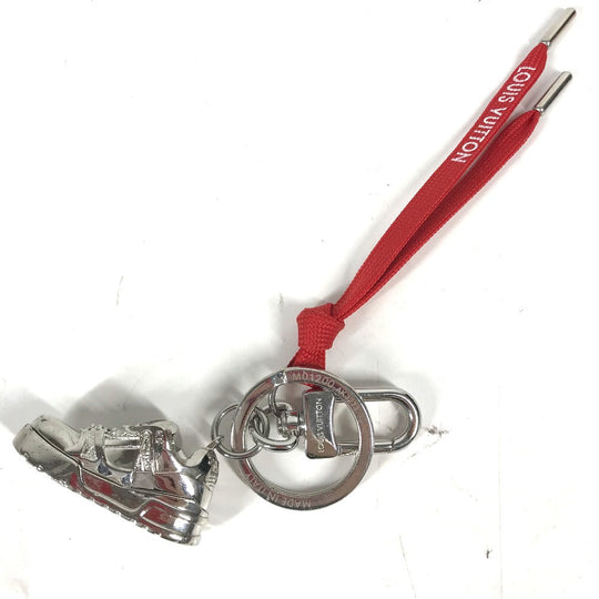 LOUIS VUITTON key ring M01200 metal Silver charm Key chain/LV sweatshirt unisex(Unisex) Used Authentic