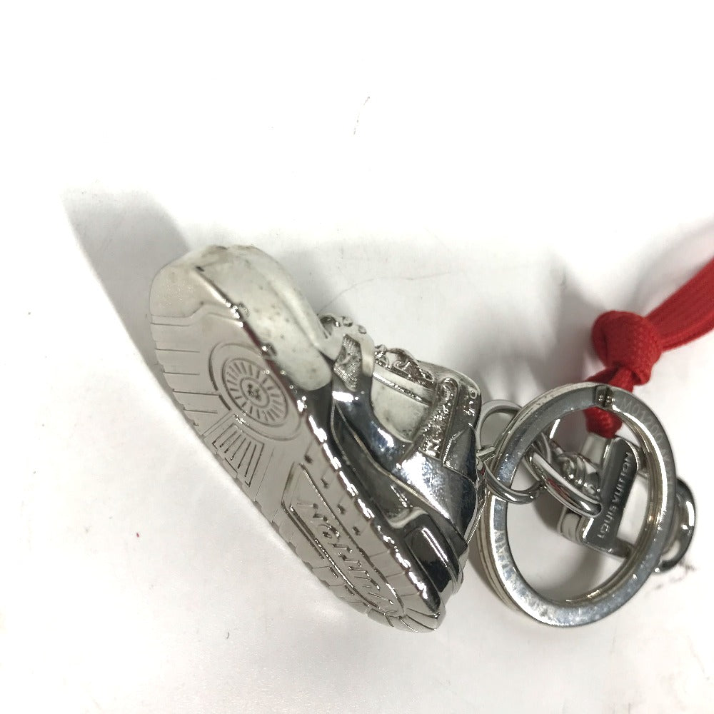 LOUIS VUITTON key ring M01200 metal Silver charm Key chain/LV sweatshirt unisex(Unisex) Used Authentic