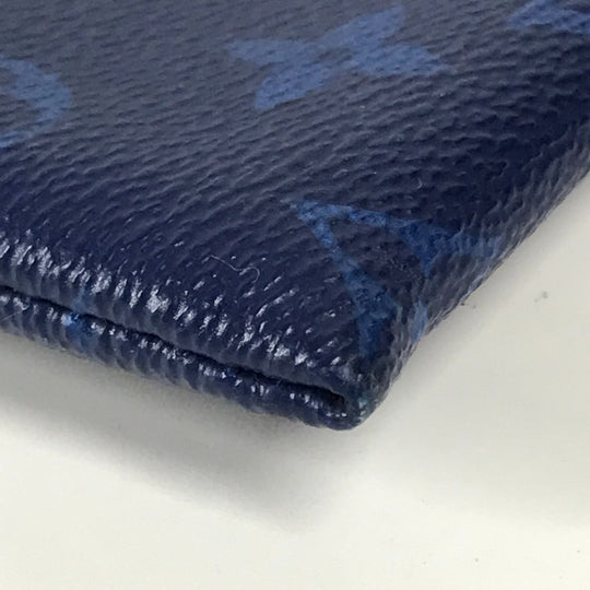 LOUIS VUITTON Clutch bag M63047 Monogram canvas blue Monogram Pacific Pochette Apollo unisex(Unisex) Used Authentic