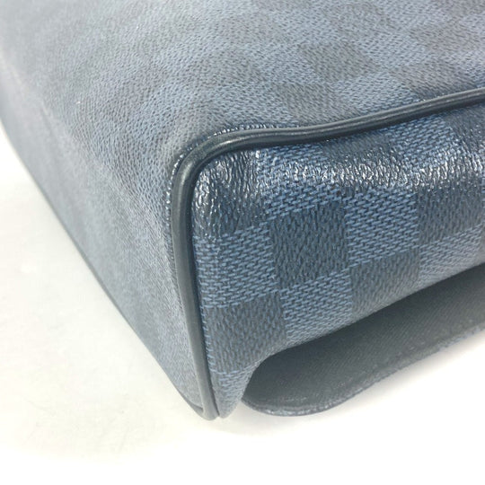 LOUIS VUITTON Shoulder Bag N50005 Damier Cobalt Canvas Navy Damier Cobalt District PM mens(Unisex) Used Authentic