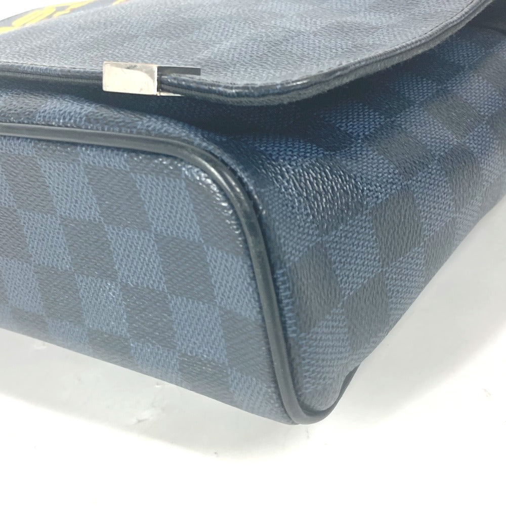 LOUIS VUITTON Shoulder Bag N50005 Damier Cobalt Canvas Navy Damier Cobalt District PM mens(Unisex) Used Authentic