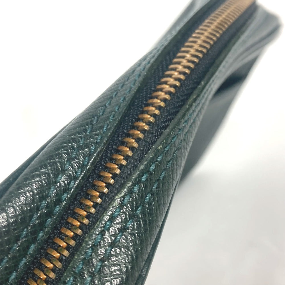 LOUIS VUITTON Pouch M30304 Taiga Leather green Taiga Accessory pouch Women(Unisex) Used Authentic