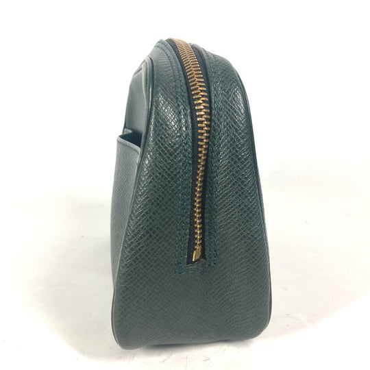 LOUIS VUITTON Pouch M30304 Taiga Leather green Taiga Accessory pouch Women(Unisex) Used Authentic