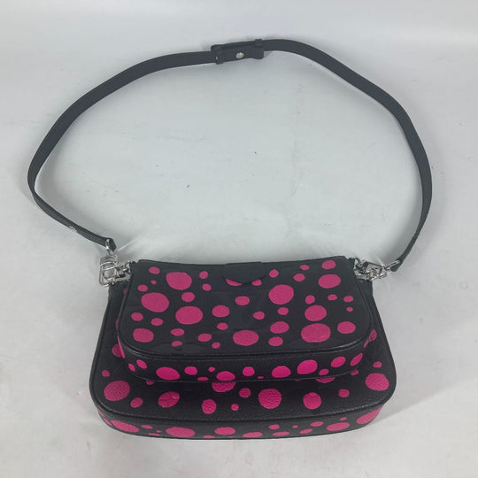 LOUIS VUITTON Shoulder Bag M46421 Monogram Ann Platt Leather black Monogram Empreinte Yayoi Kusama LV × YK Multi Pochette Accessories