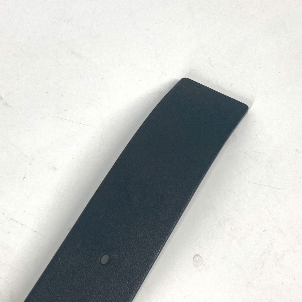 Dior belt leather black CD buckle logo Women 70 Used Authentic