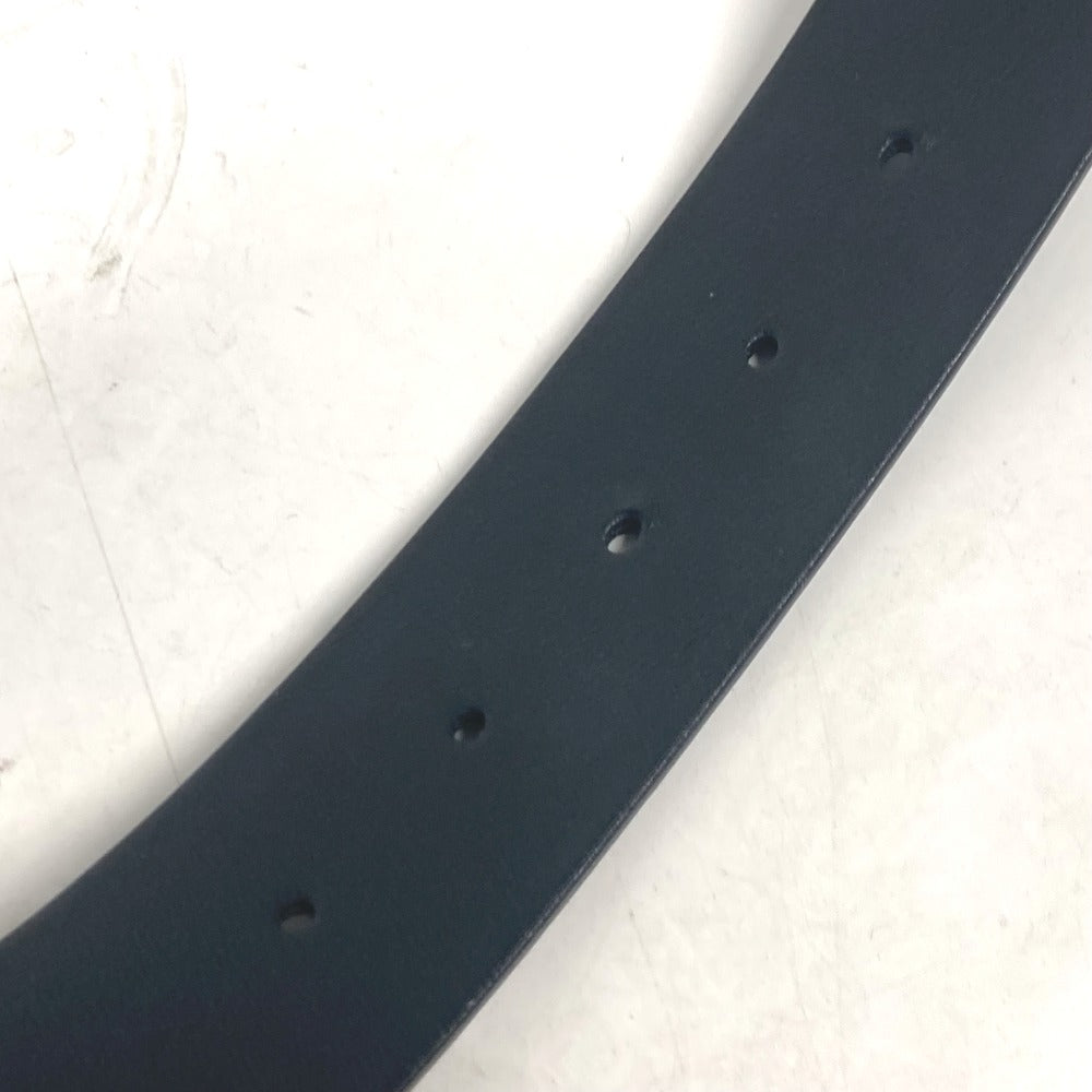 Dior belt leather black CD buckle logo Women 70 Used Authentic