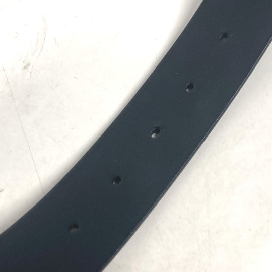 Dior belt leather black CD buckle logo Women 70 Used Authentic