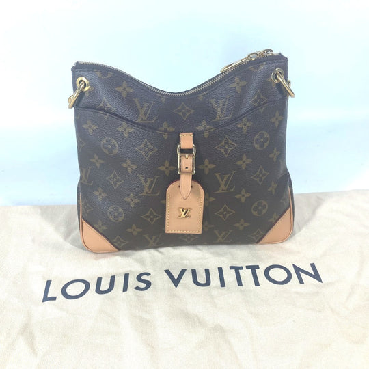 LOUIS VUITTON Shoulder Bag M45354 Monogram canvas Brown Monogram Odeon NM PM Women Used Authentic