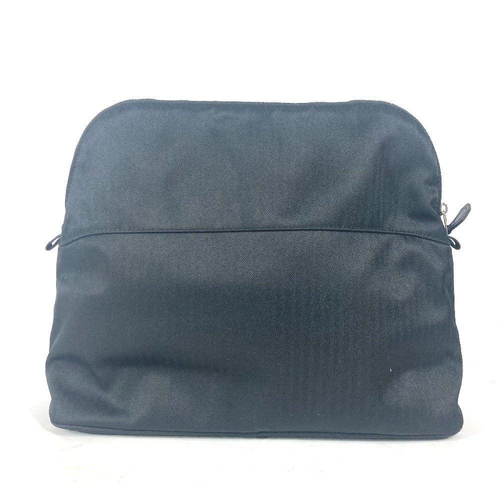 HERMES Pouch Cotton, Polyamide black SONY OPEN FUJITV 2007 H Logo Golf Pouch Bolide Pouch GM Women(Unisex) Used Authentic