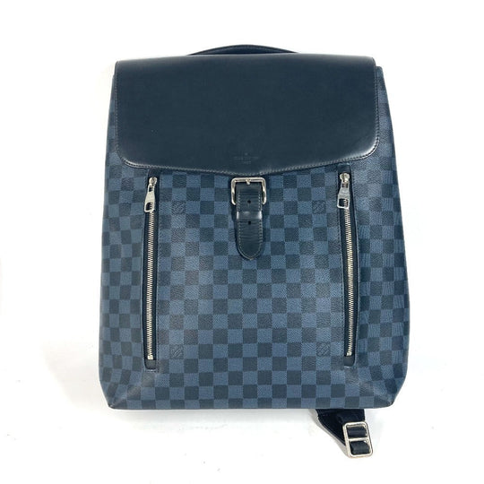 LOUIS VUITTON Backpack N41586 Damier Cobalt Canvas Navy Damier Cobalt Newport