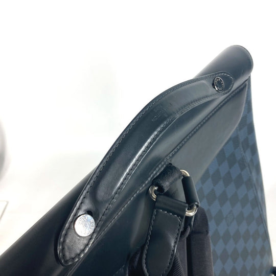 LOUIS VUITTON Backpack N41586 Damier Cobalt Canvas Navy Damier Cobalt Newport