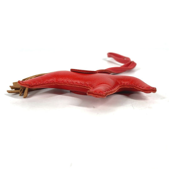 HERMES charm Anyo Miro Red Horse Rodeo PM Women Used Authentic