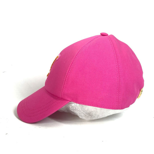 LOUIS VUITTON cap M7290M cotton pink LV remix Cap LV Signature Women Used Authentic