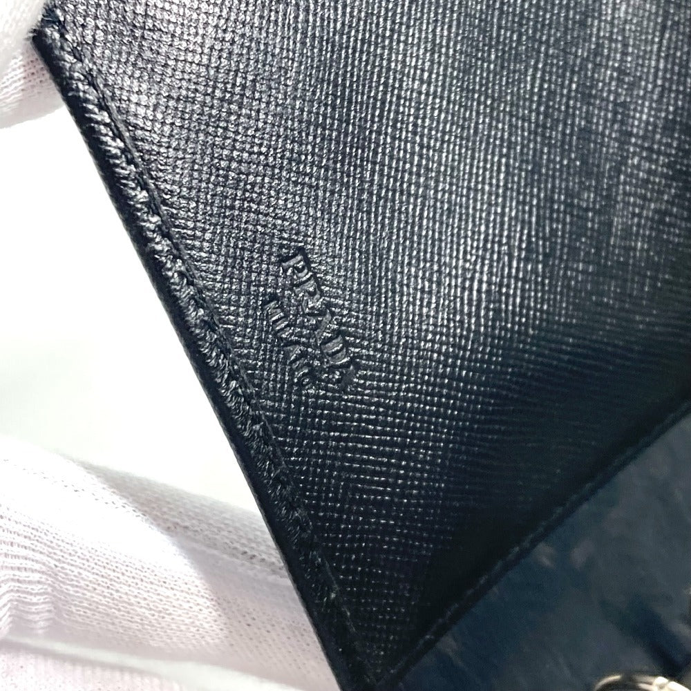 PRADA Notebook cover leather black logo