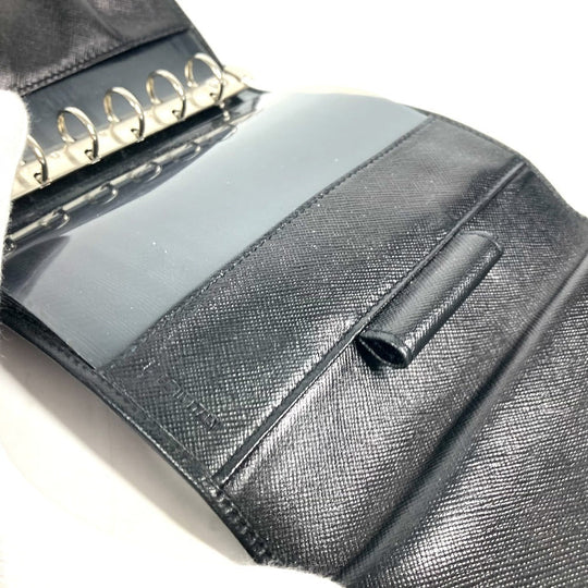 PRADA Notebook cover leather black logo
