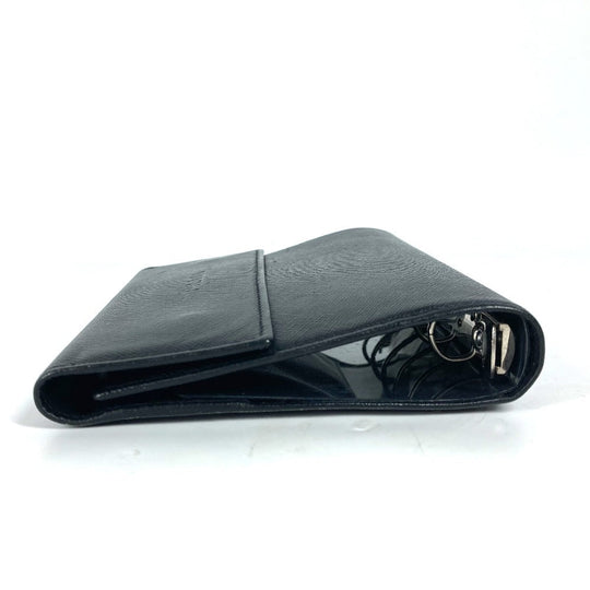 PRADA Notebook cover leather black logo