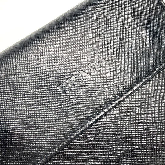 PRADA Notebook cover leather black logo