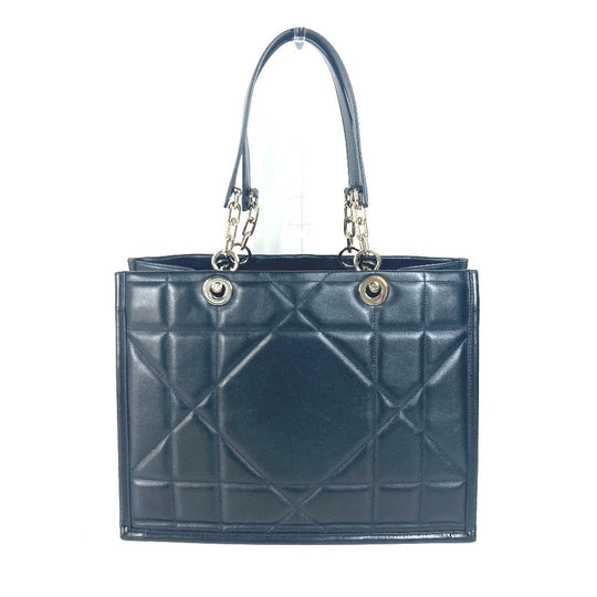Dior Shoulder Bag M8720OZVJ leather black Essential Small Tote Bag ESSENTIAL Women Used Authentic