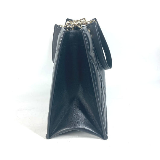Dior Shoulder Bag M8720OZVJ leather black Essential Small Tote Bag ESSENTIAL Women Used Authentic
