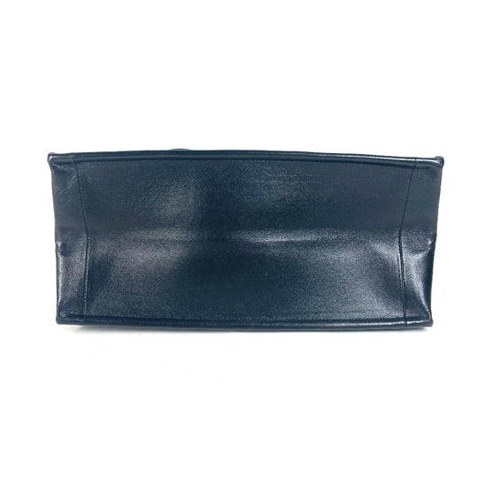 Dior Shoulder Bag M8720OZVJ leather black Essential Small Tote Bag ESSENTIAL Women Used Authentic