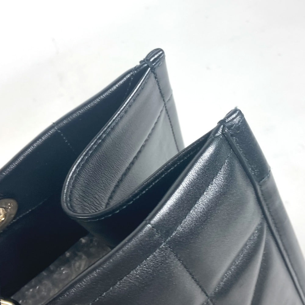 Dior Shoulder Bag M8720OZVJ leather black Essential Small Tote Bag ESSENTIAL Women Used Authentic