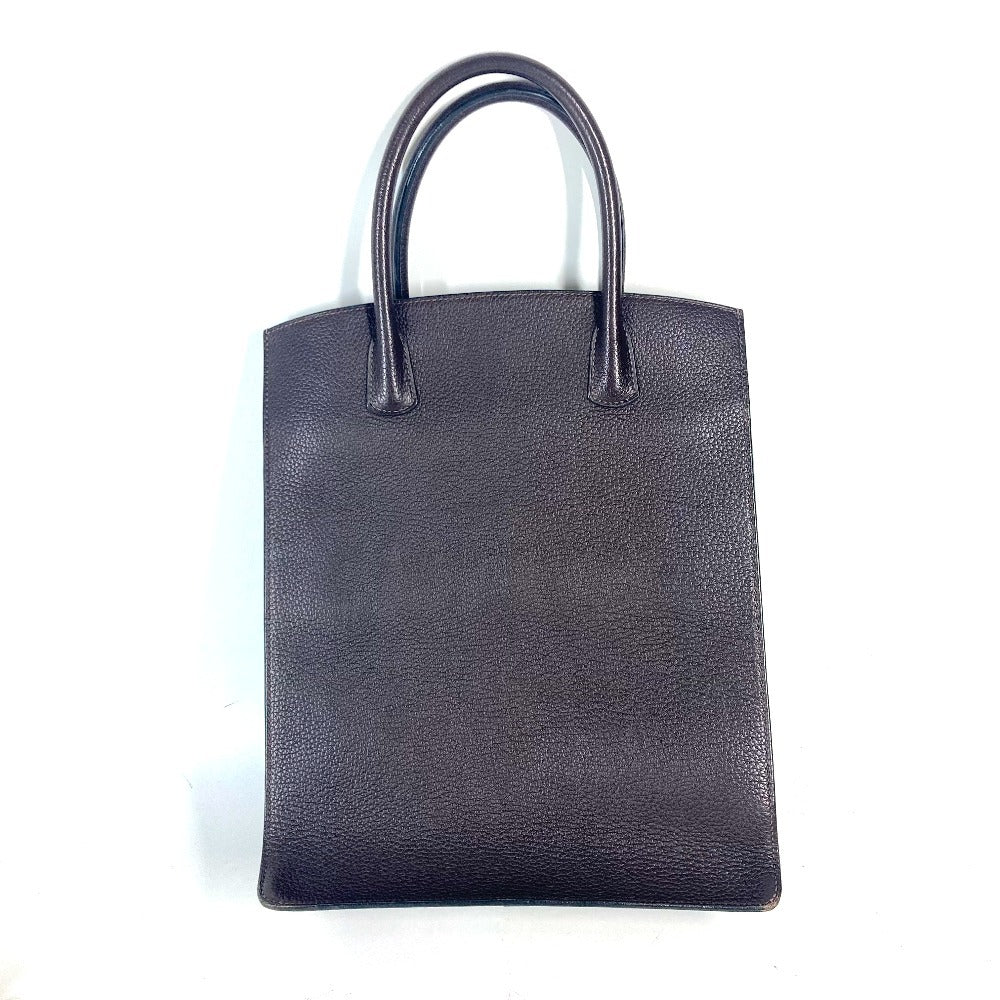 HERMES Handbag Taurillon Clemence Brown White bath up Women Used Authentic