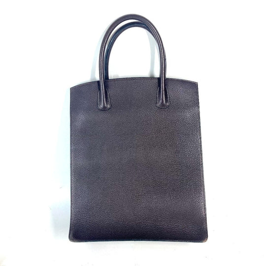 HERMES Handbag Taurillon Clemence Brown White bath up Women Used Authentic