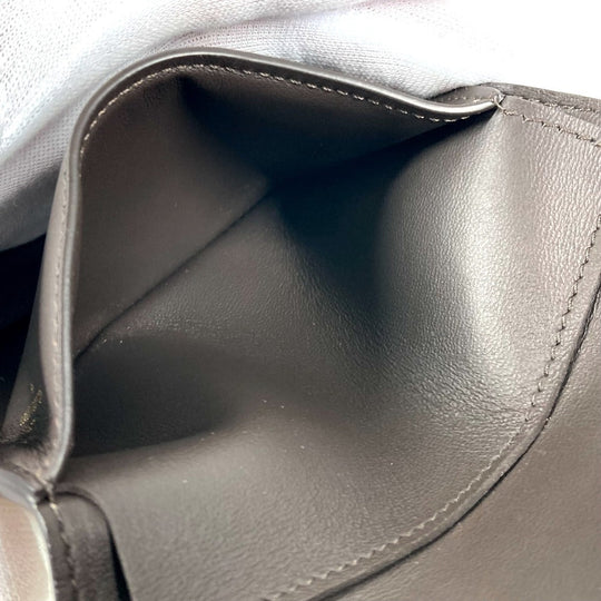 LOUIS VUITTON Trifold wallet M62159 Taurillon Clemence Leather beige Portefeuille Compact Women Used Authentic