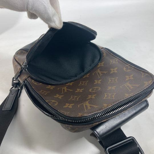 LOUIS VUITTON Sling bag M45897 Monogram canvas Brown Monogram macacer Avenue Sling Bag