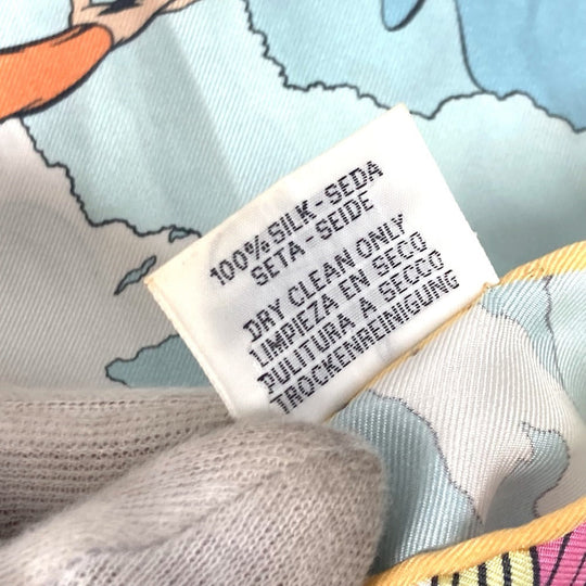 HERMES scarf silk multicolor LE PREMIER CHANT WOW Women Used Authentic