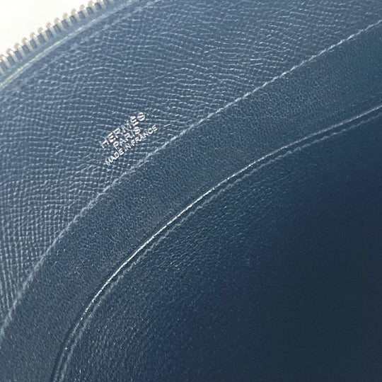 HERMES Clutch bag Epsom black logo City Hall business bag PM unisex(Unisex) Used Authentic