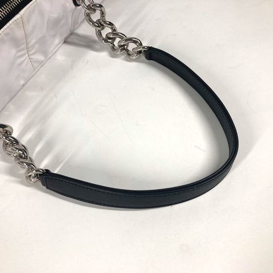 CHANEL Shoulder Bag PVC white LA PAUSA La Pausa CC COCO Mark logo Women Used Authentic