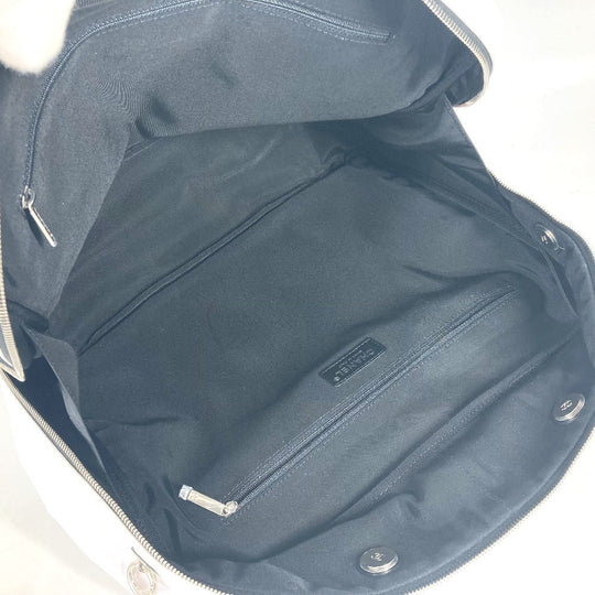 CHANEL Shoulder Bag PVC white LA PAUSA La Pausa CC COCO Mark logo Women Used Authentic