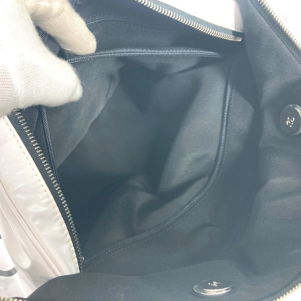 CHANEL Shoulder Bag PVC white LA PAUSA La Pausa CC COCO Mark logo Women Used Authentic