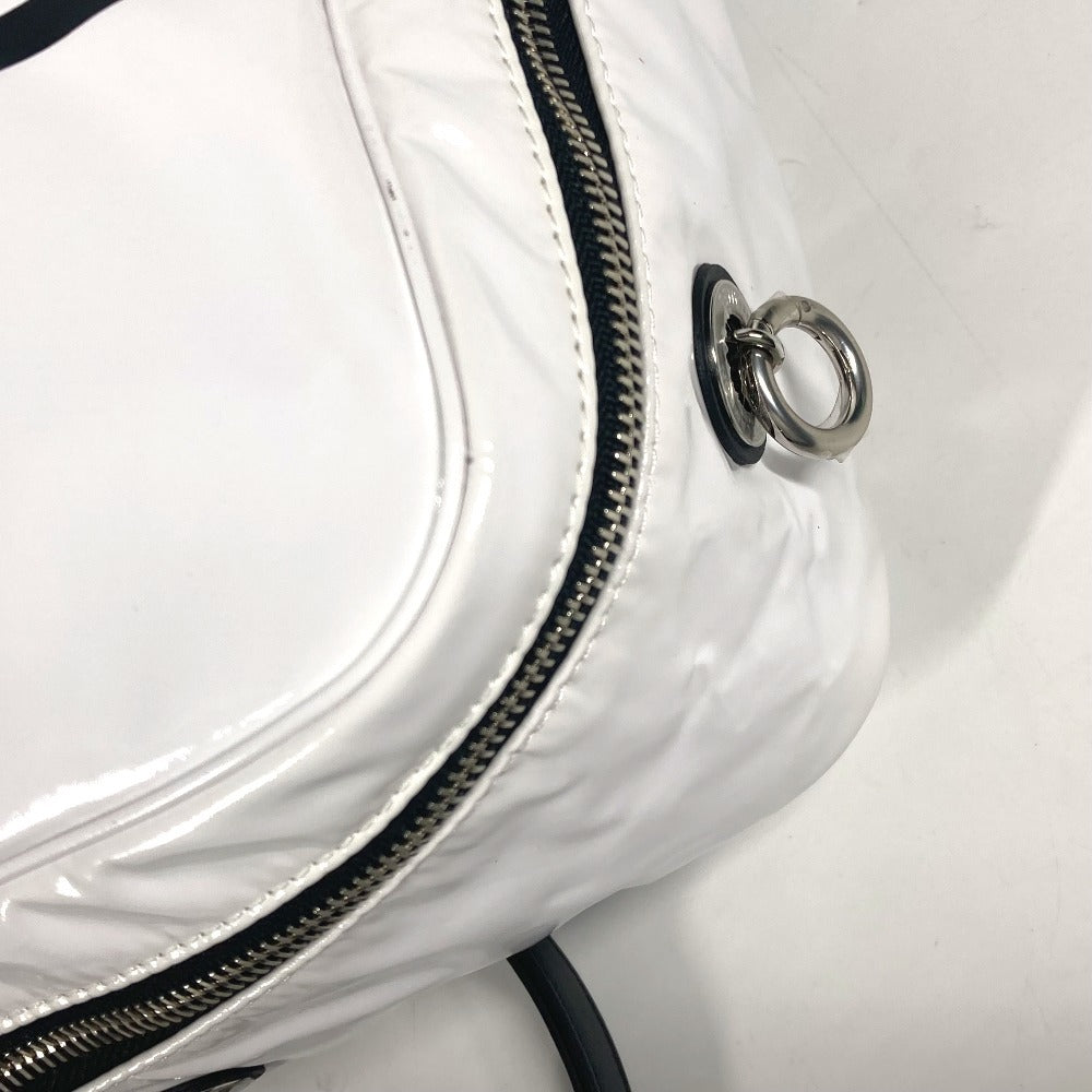 CHANEL Shoulder Bag PVC white LA PAUSA La Pausa CC COCO Mark logo Women Used Authentic